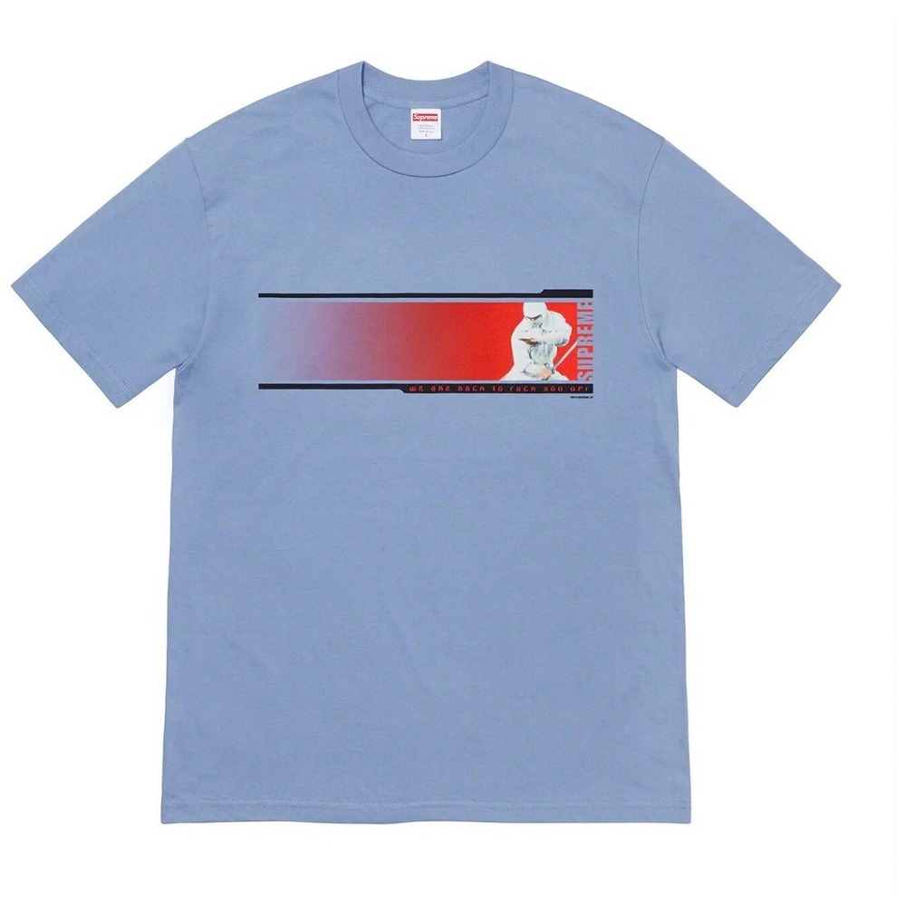 Supreme NWT We're Back Tee Slate FW19 🔥 Size XL Blue BRAND NEW FACTORY SEALED
